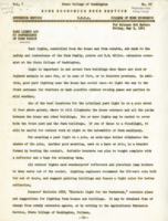 Home Economics News Service, volume 07, number 23: Yard Lights Add to Convenience of Farm Family; Testing Machines Help Students to Buy Intelligently