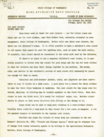 Home Economics News Service, volume 07, number 19: Two Coat Closests Better Than One; More Vitamins Crammed Into Flour and Bread