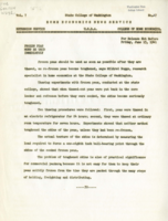 Home Economics News Service, volume 07, number 27: Frozen Peas Must Be Used Immediately; Strawberries Are Ideal Fruit For Family Canning