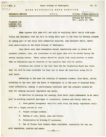 Home Economics News Service, volume 08, number 11: Planning For Canning Will Conserve Tin; Balanced Diet Is Necessary