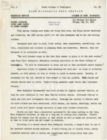 Home Economics News Service, volume 09, number 28: Proper Clothing Gives More Safety to Women Workers; Chemical Finishes Designed to Improve Fabric Appearance