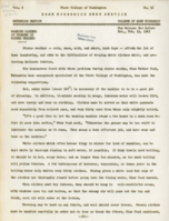 Home Economics News Service, volume 09, number 16: Washing Clothes Is Problem In Winter Weather; Gardens Must Provide For Family Needs