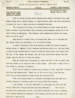 Home Economics News Service, volume 09, number 22: Good Care Now Means Longer Life, Better Service of Cleaners; Spring Time Means Home Sewing Time