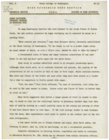 Home Economics News Service, volume 08, number 19: Sugar Rationing Presents Problem In Freezing Food; Plain Water Has Many Useful Jobs