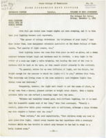 Home Economics News Service, volume 07, number 49: Good Lighting Saves Eyes In Winter Months; Most Children Prefer Mother