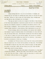 Home Economics News Service, volume 07, number 41: Full Fashioned Cotton Hose Is Now On Market; Baking Powder Biscuit Adopts Many Disguises