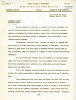 Home Economics News Service, volume 07, number 18: Kitchen Aluminum Becoming Scarce; Freshening Up Is Good Spring Tonic