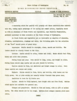 Home Economics News Service, volume 07, number 22: Quality Guides Help Purchasers Select the Best; Good Food Basis For Child Health