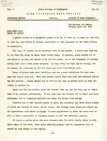 Home Economics News Service, volume 07, number 20: Well-Kept Lawn Basis of Garden; Good Slip Covers Made From Cotton