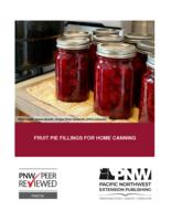 Fruit pie fillings for home canning