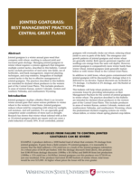 Jointed Goatgrass: Best management practices central Great Plains