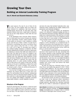 Growing Your Own: Building an Internal Leadership Training Program