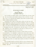 Home Economics News Service, volume 05, number 06: Good Food Habits In Children; Buying a Coat At Midwinter Sales