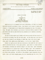 Home Economics News Service, volume 05, number 04: Apples In the Diet; Scientists Explode Anti-Veneer Myth