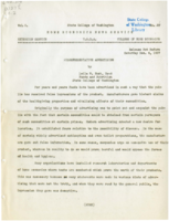 Home Economics News Service, volume 03, number 51: Misrepresentative Advertising; Winter Play Suits Should Be Bought After Much Thought