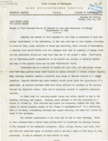Home Economics News Service, volume 03, number 44: Sane Method Given For Losing Weight; Simple Home Tests Help Identify Fabric