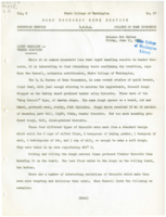 Home Economics News Service, volume 03, number 27: Light Handling: Tender Biscuits; Low Cost Foods; Good Ventilation Means Cross-Draft; Back to Nature in Foods