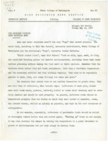 Home Economics News Service, volume 03, number 23: For Painless Picnic Keep Bacteria Away; This Is the Storks Busy Season Here Are Tips On What to Give the New Babies; Why Be Deceived?; Pads For Corners, Curves Aid Home Pressing