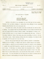 Home Economics News Service, volume 05, number 27: Poor Food Habits of Children; Vitamins Retained In Orange Juice Stored Over Night