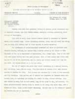 Home Economics News Service, volume 05, number 19: Specialist Advises Gentle Laundering For Treated Fabrics; Good Food Habits