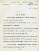 Home Economics News Service, volume 04, number 11: The Satiety Value of Food; Workmanship Counts In Buying Slips