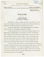 Home Economics News Service, volume 04, number 14: Diet For the Toddler; Children Need Ground- Floor Storage Space