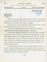 Home Economics News Service, volume 03, number 34: Apples Mix Well With Other Fruit In Making Jelly; Fatigue