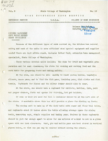 Home Economics News Service, volume 03, number 19: Kitchen Equipment Kept Where Needed Means Efficiency; Mirrors; Early Fashion Books of America; Spring Salad Fans Can Expect Plenty Lettuce, Tomatoes