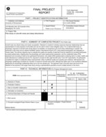 Project 017: Pilot Study on Aircraft Noise and Sleep Disturbance