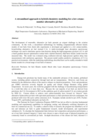A streamlined approach to hybrid-chemistry modeling for a low cetane-number alternative jet fuel