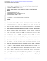 Aviation impact on air quality present day and mid-century simulated in the Community Atmosphere Model (CAM)