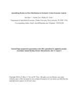 Quantifying breakeven price distributions in stochastic techno-economic analysis
