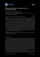 Orthogonal Reference Surrogate Fuels for Operability Testing