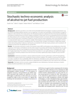 Stochastic techno-economic analysis of alcohol-to-jet fuel production