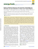 Review of Biomass Resources and Conversion Technologies for Alternative Jet Fuel Production in Hawai i and Tropical Regions