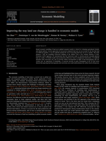 Improving the way land use change is handled in economic models