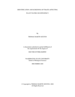 Identification and Screening of Traits Affecting Plant Water Use Efficiency