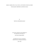 DESIGN, FABRICATION, EVALUATION, AND TESTING OF MULTILAYERED WOOD-BASED COMPOSITE SANDWICH PANELS