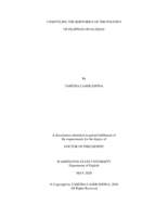 UNSETTLING THE RHETORICS OF THE POLITICS OF FILIPINOS ON GUÅHAN