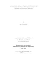 ANALOG/MIXED-SIGNAL SPATIAL SIGNAL PROCESSING FOR WIDEBAND MULTI-ANTENNA RECEIVERS