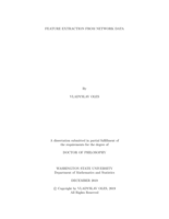 Feature extraction from network data