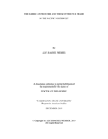 The American Frontier and the Scottish Fur Trade in the Pacific Northwest