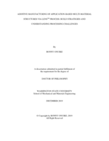ADDITIVE MANUFACTURING OF APPLICATION-BASED MULTI-MATERIAL STRUCTURES VIA LENS(TM) PROCESS: BUILD STRATEGIES AND  UNDERSTANDING PROCESSING CHALLENGES