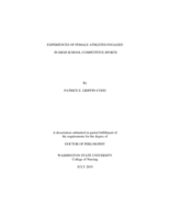 Experiences of Female Athletes Engaged in High School Competitive Sports