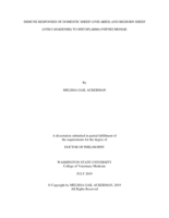 Immune Responses of Domestic Sheep (Ovis aries) and Bighorn Sheep (Ovis Canadensis) to Mycoplasma ovipneumoniae