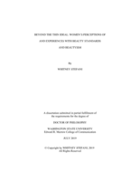 Beyond the Thin Ideal: Women's Perceptions of and Experiences with Beauty Standards and Beautyism