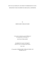 Multi-scale Modeling and design of heterogeneous nano-microstructure for improved mechanical properties