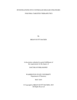 Investigations into Controlled Release Strategies for PSMA-Targeted Therapuetics