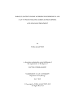 PARALLEL LATENT CHANGE MODELING FOR DEPRESSION AND PAIN TO PREDICT RELAPSE DURING BUPRENORPHINE AND SUBOXONE TREATMENT