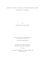 Stability Analysis, Convex Hulls of Matrix Powers and their Relations to P-matrices